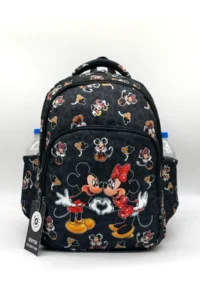 Bevitton First School Bag Set of 3 Girls Primary School Bag Black Character Pattern - Image 3