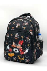 Bevitton First School Bag Set of 3 Girls Primary School Bag Black Character Pattern - Image 4
