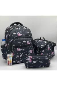 Bevitton First School Bag Set of 3 Girls Primary School Bag Character Patterned - Image 2