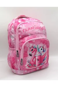 Bevitton Backpack Primary School Bag Set of 3 Girls Primary School Bag Character Patterned Pink - Image 3