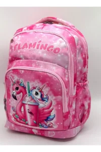 Bevitton Backpack Primary School Bag Set of 3 Girls Primary School Bag Character Patterned Pink - Image 5