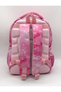 Bevitton Backpack Primary School Bag Set of 3 Girls Primary School Bag Character Patterned Pink - Image 6