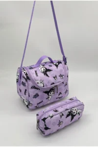 Bevitton First School Bag Set of 3 Girls Primary School Bag Character Patterned Lilac - Image 8