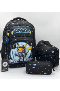 Bevitton Backpack Patterned Boys Primary School Bag Set of 3 Primary School Bags - Image 2