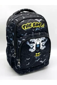 Bevitton Black Backpack Primary School Bag Set of 3 Boys Primary School Bag Character Pattern - Image 3