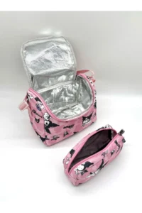 Bevitton Powder Primary School Bag Set of 3 Girls Primary School Bag Character Patterned - Image 8