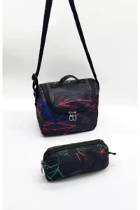 Bevitton Black first school bag set of 3 boys primary school bag with character pattern - Image 7