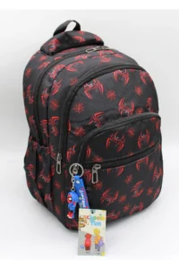 Bevitton First School Bag Set of 3 Boys Primary School Bag Character Patterned Navy Blue - Image 3