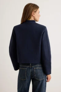 TRENDYOLMİLLA NAVY BLUE Regular Coat - Image 4
