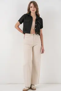 Bigdart 0663 Crop Jacket - Black - Image 2