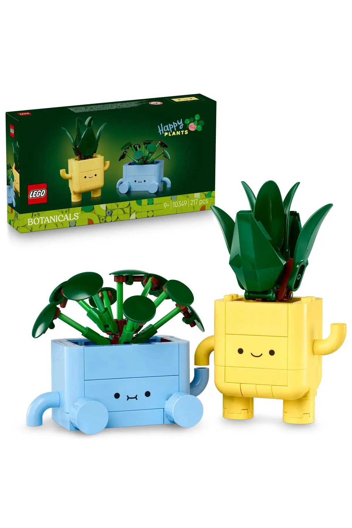 LEGO ® Botanicals Happy Plants  - Decorative Flower Making Set for Kids 9+ (217P)