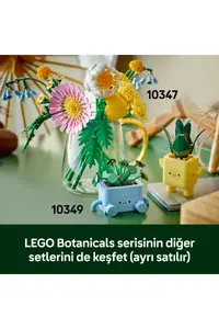 LEGO ® Botanicals Happy Plants  - Decorative Flower Making Set for Kids 9+ (217P) - Image 10