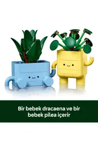 LEGO ® Botanicals Happy Plants  - Decorative Flower Making Set for Kids 9+ (217P) - Image 7