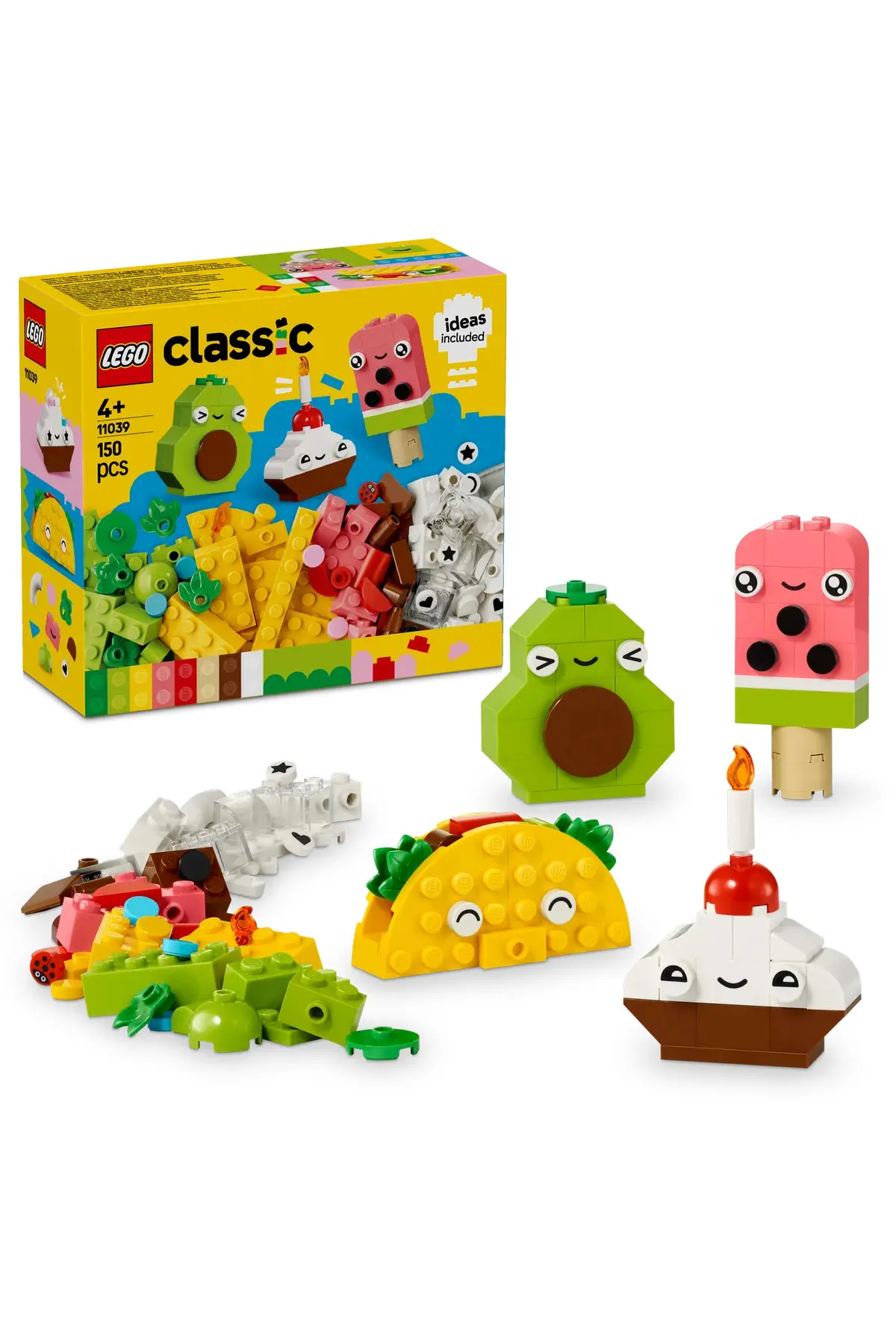 LEGO ® Classic Creative Food Friends  - 4+ Creative Toy Building Set (150 Pieces)