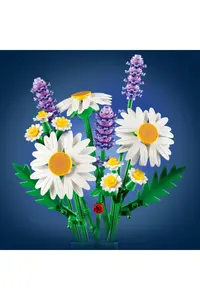 LEGO ® Botanicals Daisies  - 9+ Creative Toy Building Set (133 Pieces) - Image 4