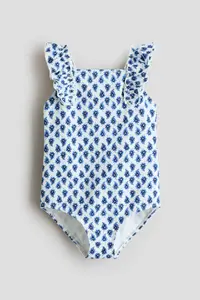 H&M Frilly Textured Swimsuit