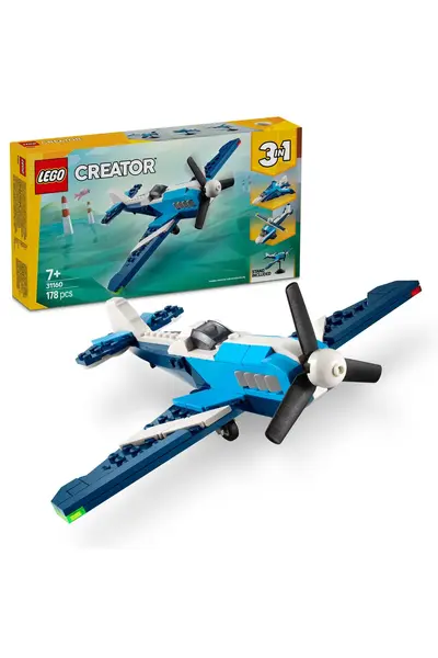 LEGO ® Creator 3 in 1 Airplane: Race Plane  - Creative Toy Building Set for Kids 7+ (178P)