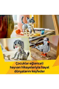 LEGO ® Creator 3 in 1 Playful Cat  - Creative Toy Building Set for Kids 8+ (407P) - Image 6