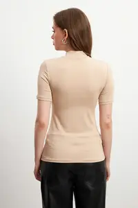 Bipantolon Women 3 Sets Paket Black WHITE Cream Short Sleeve Blouse - Image 7