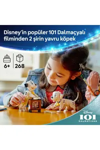 LEGO ® ǀ Disney Lucky and Penny 101 Dalmatian Puppies -6+ Creative Toy Building Set (268P) - Image 5