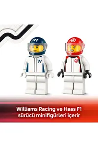LEGO ® City F1® Williams Racing and Haas F1® Race Cars  - 4+ Toy Building Set (92 Pieces) - Image 9