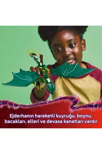 LEGO ® NINJAGO® Lloyd's Green Forest Dragon  - Creative Toy Building Set for Kids 6+(128P) - Image 6