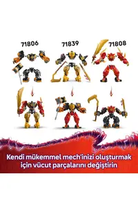 LEGO ® NINJAGO® Arin's Spinjitzu Battle Robot - Creative Toy Building Set for Kids 7+ (213P) - Image 7
