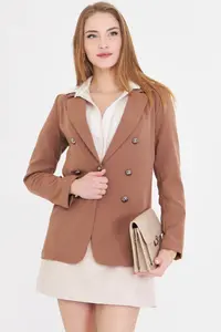 armonika Women Mink buttoned Jacket - Image 2