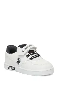 U.S. Polo Assn. BASE. Polo Assn. CAMERON JR 5FX Kids Sneaker WHITE NAVY