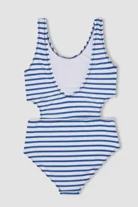DeFacto Girls' Striped Swimsuit - Image 3