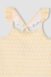 DeFacto Girls' flower patterned Swimsuit - Image 2