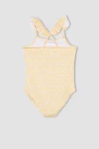 DeFacto Girls' flower patterned Swimsuit - Image 3