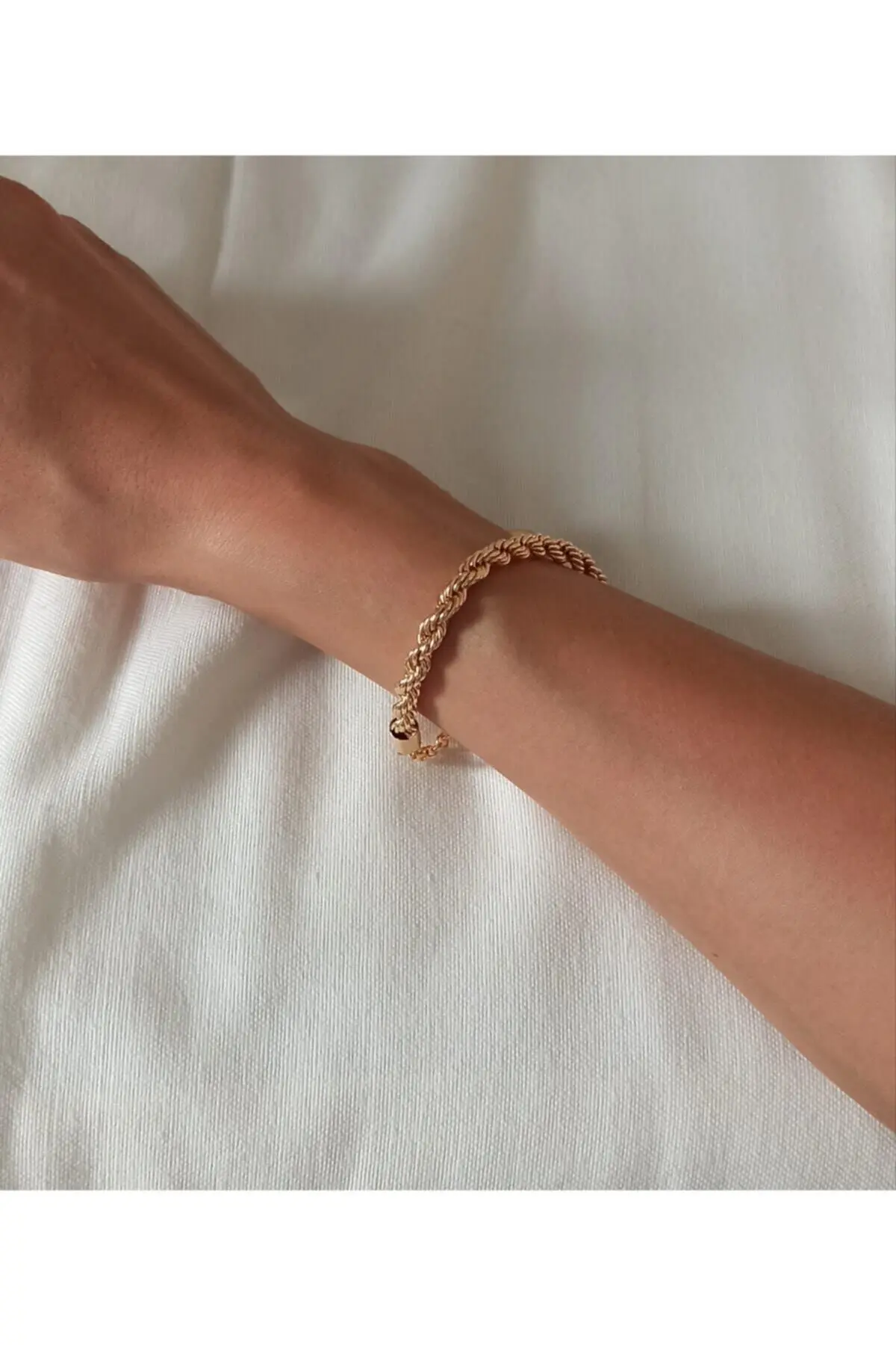 MagicStone Twisted Gold Bracelet