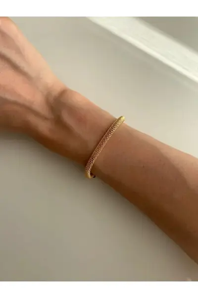 MagicStone Round Wicker chained Bracelet