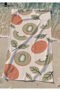 Marte Home Meyve pattern Printed Beach Towel