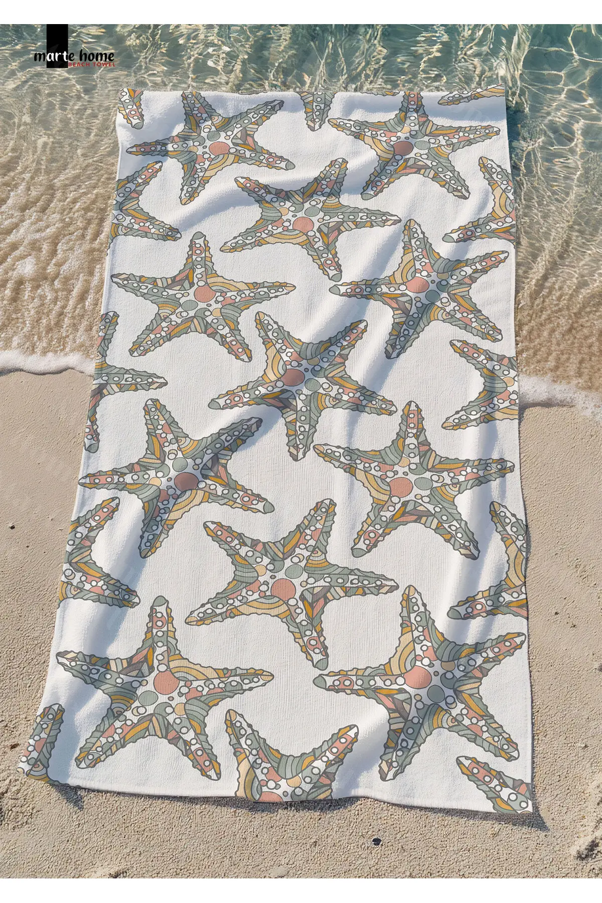 Marte Home Sea Star - Printed Beach Towel