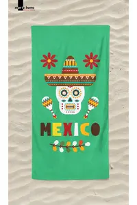 Marte Home Viva Mexico - Printed Beach Towel - Image 3