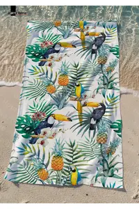 Marte Home Tropicals 2 Printed Beach Towel