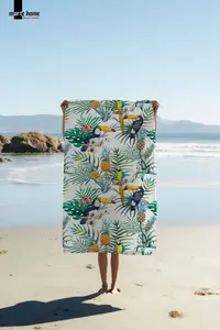 Marte Home Tropicals 2 Printed Beach Towel - Image 2