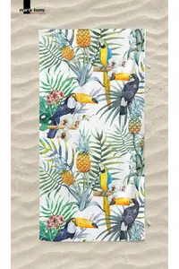 Marte Home Tropicals 2 Printed Beach Towel - Image 3