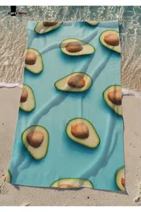 Marte Home Avokado - Printed Beach Towel