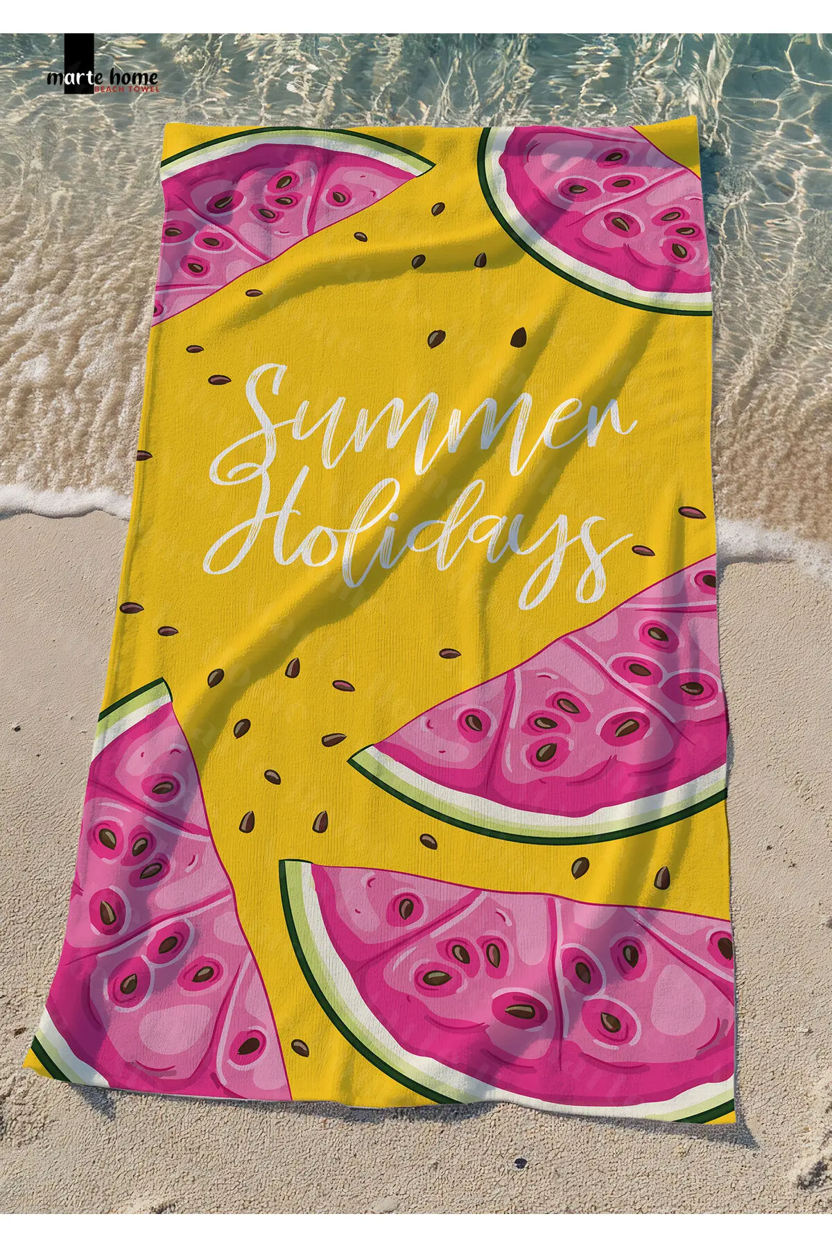 Marte Home Summer Holidays - Printed Beach Towel