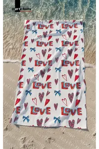 Marte Home LOVE Printed Beach Towel
