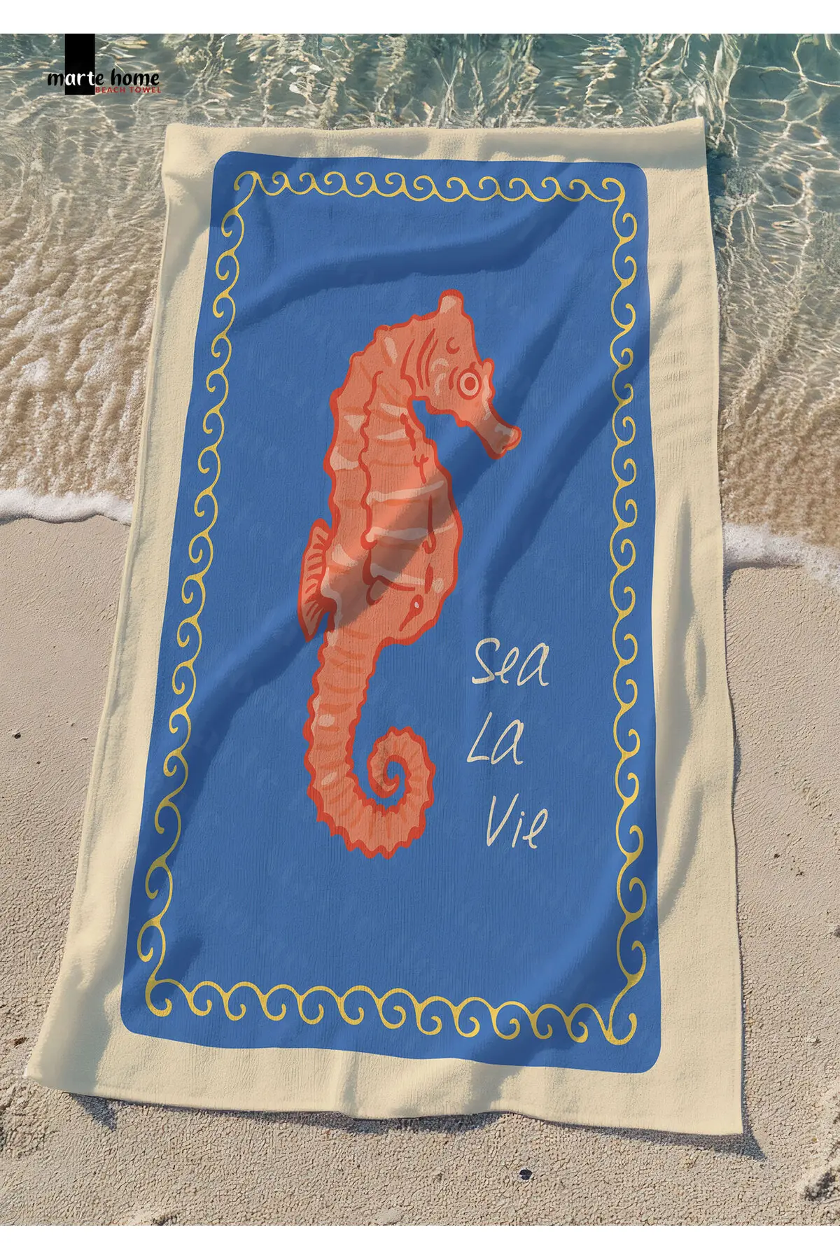 Marte Home  -  PRINTED BEACH TOWEL - 75x150 CM