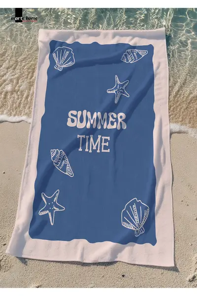Marte Home SUMMER TIME - PRINTED BEACH TOWEL - 75x150 CM
