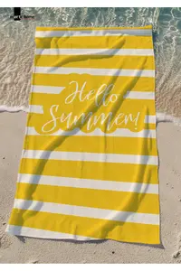Marte Home Hello Summer s - Printed Beach Towel