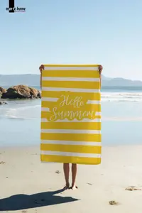 Marte Home Hello Summer s - Printed Beach Towel - Image 2