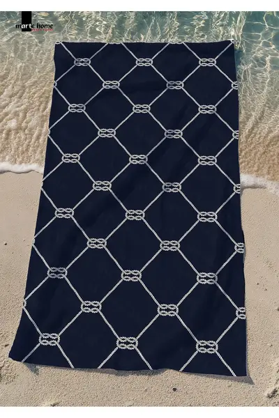 Marte Home Rope - Halat MARINE pattern Printed Beach Towel
