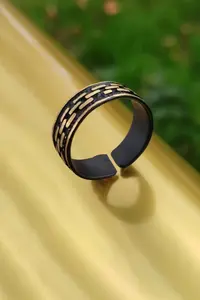 The Collection Roma pattern Model Adjustable Iki Color Ring - Image 3