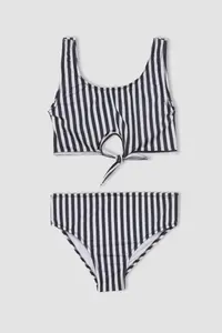 DeFacto Girls' Striped Bikini Set